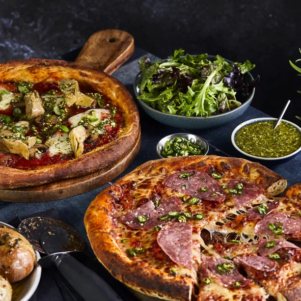 Photo of pizzas